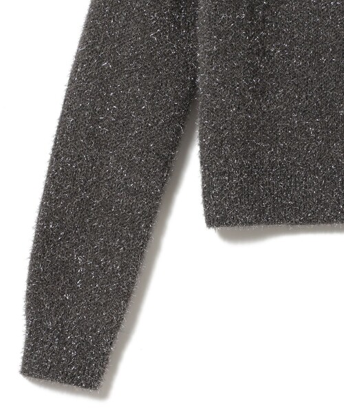 B:MING by BEAMS（ビーミングバイビームス）の「ラメ ニット カーディガン (手洗い可)（カーディガン/ボレロ・レディース・ライトブルー/ブラック/グレー・ONE SIZE）」の12枚目の写真