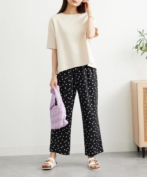 BELLUNA PLUS(ベルーナ)の「とろりん触感!ゆったりプルオーバー(Tシャツ/カットソー・レディース・アイボリー/ライラック/ピンク・LARGE/MEDIUM/X-LARGE)」の18枚目の写真