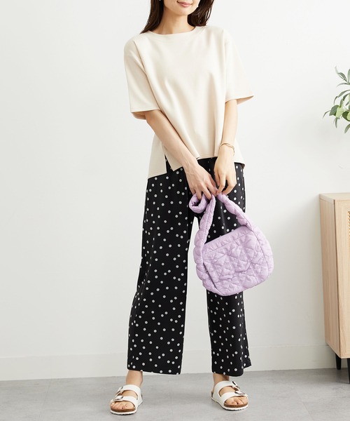 BELLUNA PLUS(ベルーナ)の「とろりん触感!ゆったりプルオーバー(Tシャツ/カットソー・レディース・アイボリー/ライラック/ピンク・LARGE/MEDIUM/X-LARGE)」の17枚目の写真
