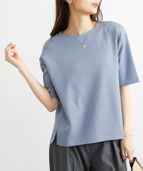 BELLUNA PLUS(ベルーナ)の「とろりん触感!ゆったりプルオーバー(Tシャツ/カットソー・レディース・アイボリー/ライラック/ピンク・LARGE/MEDIUM/X-LARGE)」の13枚目の写真