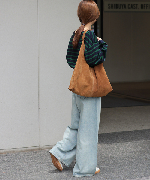 JOURNAL STANDARD relume（ジャーナルスタンダード　レリューム）の「バスクボーダープルオーバー（Tシャツ/カットソー・レディース・ネイビー/ダークブルー/ボルドー/アイボリー・FREE）」の13枚目の写真