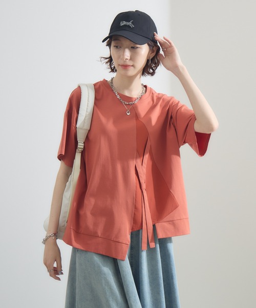 Paradise Picnic(パラダイスピクニック)の「テープデザインプルオーバー(Tシャツ/カットソー・レディース・ホワイト/ボルドー/ブラック・FREE)」の3枚目の写真