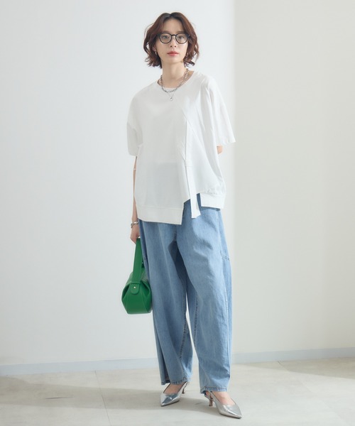 Paradise Picnic(パラダイスピクニック)の「テープデザインプルオーバー(Tシャツ/カットソー・レディース・ホワイト/ボルドー/ブラック・FREE)」の7枚目の写真