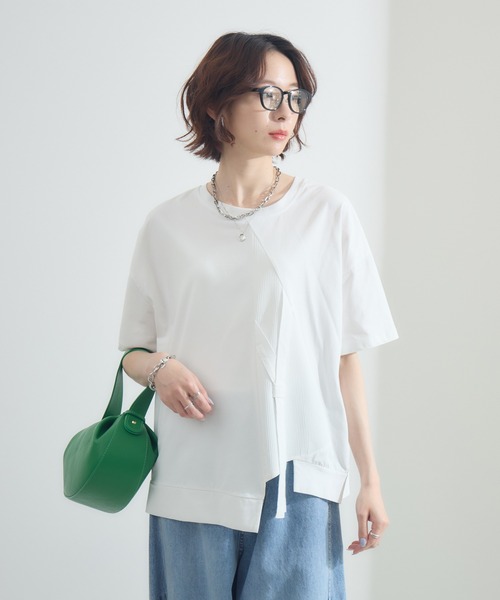 Paradise Picnic(パラダイスピクニック)の「テープデザインプルオーバー(Tシャツ/カットソー・レディース・ホワイト/ボルドー/ブラック・FREE)」の9枚目の写真