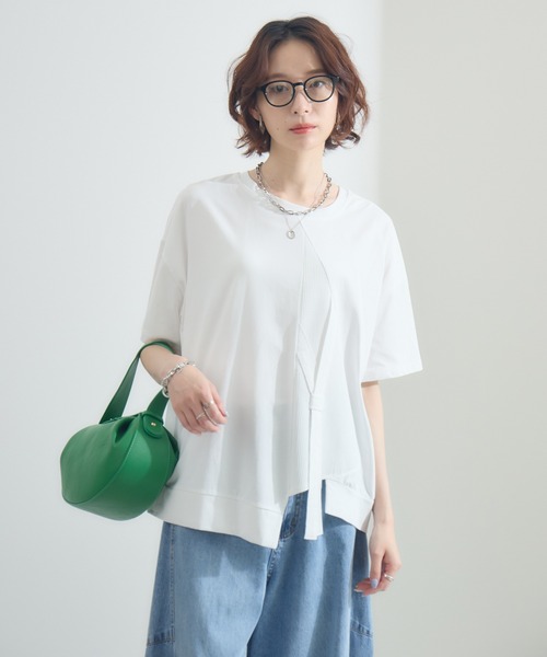 Paradise Picnic(パラダイスピクニック)の「テープデザインプルオーバー(Tシャツ/カットソー・レディース・ホワイト/ボルドー/ブラック・FREE)」の10枚目の写真