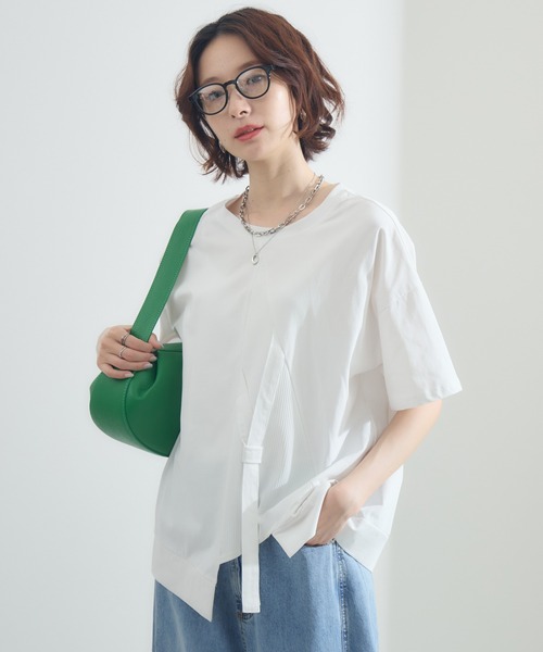 Paradise Picnic(パラダイスピクニック)の「テープデザインプルオーバー(Tシャツ/カットソー・レディース・ホワイト/ボルドー/ブラック・FREE)」の11枚目の写真