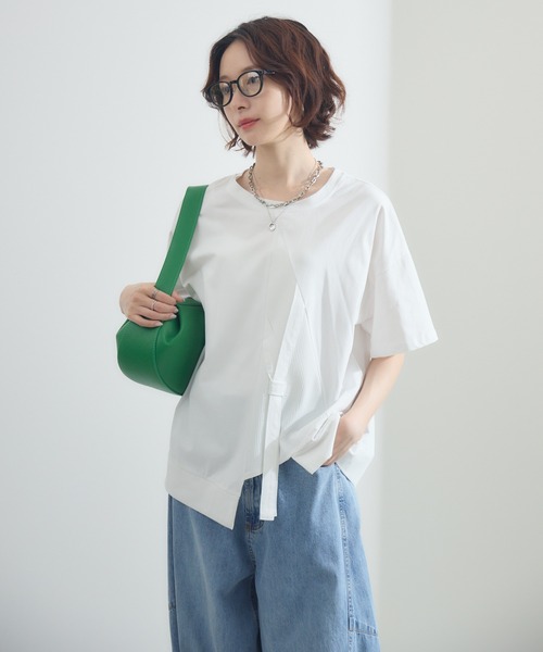 Paradise Picnic(パラダイスピクニック)の「テープデザインプルオーバー(Tシャツ/カットソー・レディース・ホワイト/ボルドー/ブラック・FREE)」の12枚目の写真