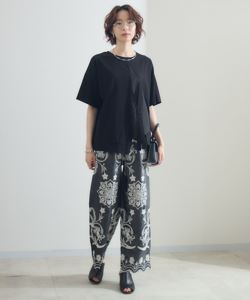 Paradise Picnic(パラダイスピクニック)の「テープデザインプルオーバー(Tシャツ/カットソー・レディース・ホワイト/ボルドー/ブラック・FREE)」の16枚目の写真