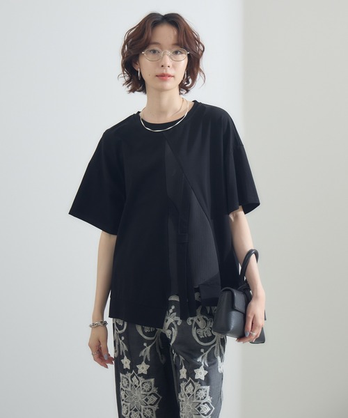 Paradise Picnic(パラダイスピクニック)の「テープデザインプルオーバー(Tシャツ/カットソー・レディース・ホワイト/ボルドー/ブラック・FREE)」の17枚目の写真