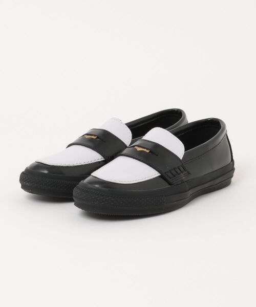CONVERSE(コンバース)の「【CONVERSE】コンバース ALL STAR COINLOAFER(オールスター コインローファー)(ローファー・レディース・ブラック×ホワイト/ブラック×ブラック・5/4.5/5.5/4/6.5)」の2枚目の写真