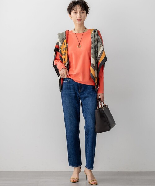 セール】【RED CARD TOKYO×23区】スリムストレート デニム パンツ