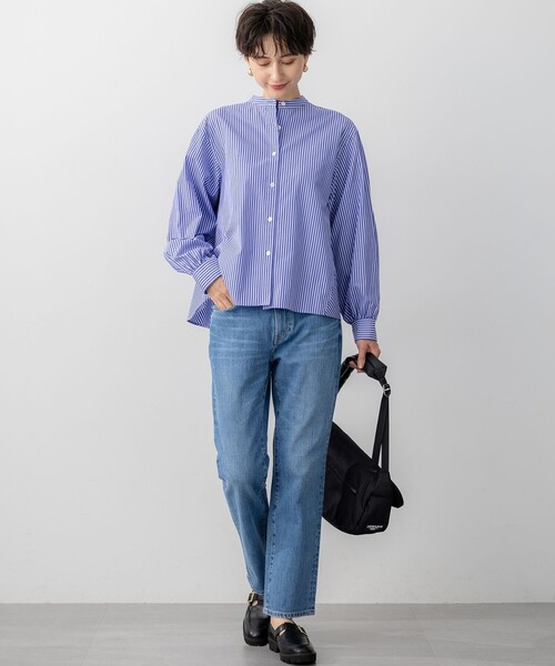 23区 S(ニジュウサンクチイサイサイズ)の「【RED CARD TOKYO×23区】スリムストレート デニム パンツ(デニムパンツ・レディース・ターコイズブルー系/ダルブルー系・34/32/30)」の21枚目の写真