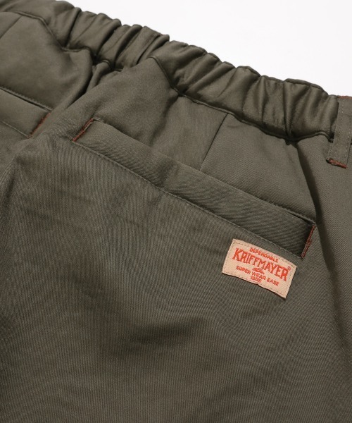 KRIFF MAYER Lady's Collection（クリフメイヤーレディースコレクション）の「【防寒･裏シャギー･ストレート】スッキリ防風パンツ（その他パンツ・レディース・ブラック/カーキ/ベージュ/ライトグレー・LARGE/MEDIUM）」の17枚目の写真