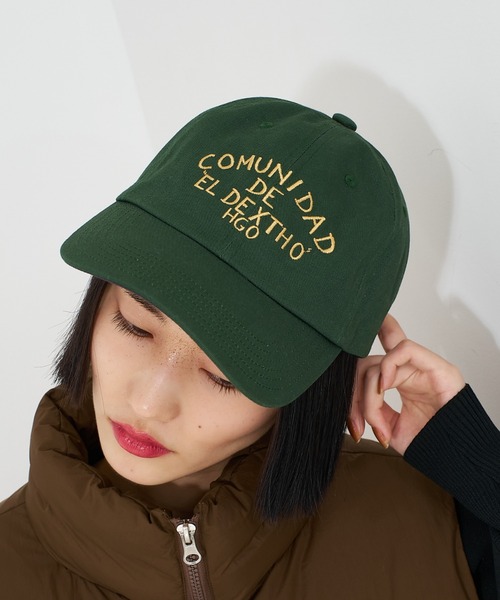 LY（エルワイ）の「【LY】Garabato cap　落書き風 刺繍 ロゴ キャップ（キャップ・レディース・ブラック/グリーン/ボルドー・フリー）」の3枚目の写真