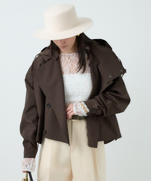 Chaos(カオス)/◇VACHEMENT◇ショートトレンチコート 25AW（トレンチ