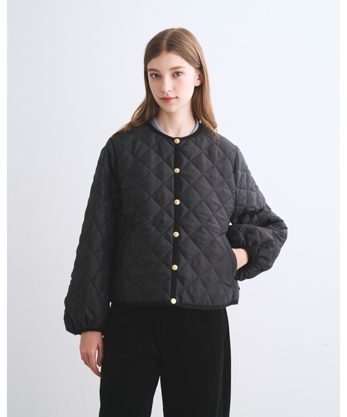 Traditional Weatherwear(トラディショナルウェザーウェア)の「ARKLEY PUFF SLEEVE LEO(ダウンジャケット/コート・レディース・ブラック系その他・34/32)」の1枚目の写真