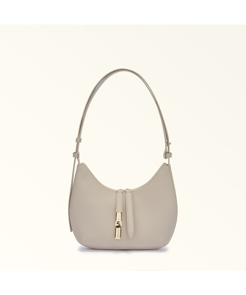 FURLA(フルラ)の「フルラ ゴチャ (Furla Goccia) ショルダーバッグ(ショルダーバッグ・レディース・ライトグレー系/オフホワイト/ブラック・ONE SIZE)」の3枚目の写真