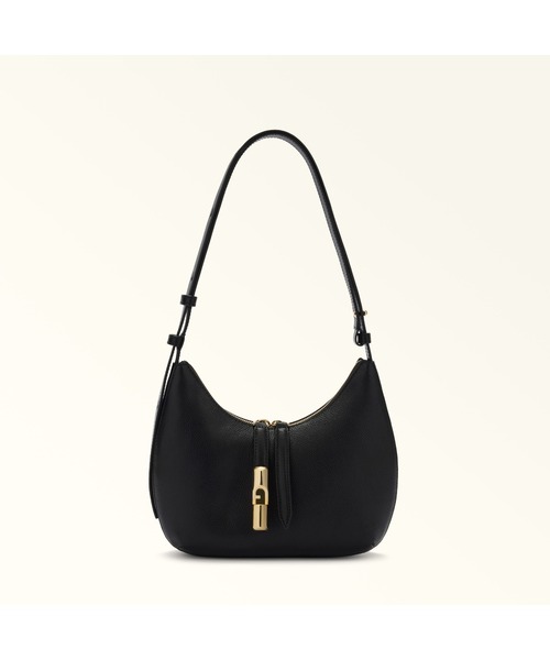 FURLA(フルラ)の「フルラ ゴチャ (Furla Goccia) ショルダーバッグ(ショルダーバッグ・レディース・ライトグレー系/オフホワイト/ブラック・ONE SIZE)」の2枚目の写真