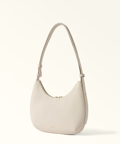 FURLA(フルラ)の「フルラ ゴチャ (Furla Goccia) ショルダーバッグ(ショルダーバッグ・レディース・ライトグレー系/オフホワイト/ブラック・ONE SIZE)」の4枚目の写真