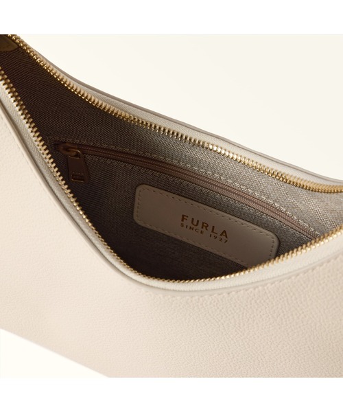 FURLA(フルラ)の「フルラ ゴチャ (Furla Goccia) ショルダーバッグ(ショルダーバッグ・レディース・ライトグレー系/オフホワイト/ブラック・ONE SIZE)」の6枚目の写真