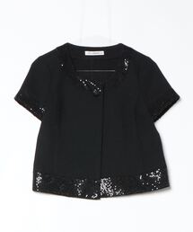 B4153■M-premier BLACK エムプルミエブラックジャケット 34 M-premier BLACK エムプルミエブラック レディース カジュアル