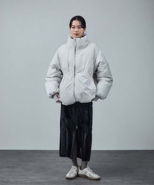 エフバイロッソ　グリーンダウンスタンドオーバー GREENDOWN（グリーンダウン）][撥水加工]スタンドカラーダウン