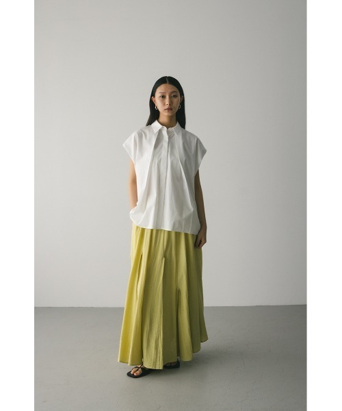 セール】ピンタックパネルフレアスカート（スカート