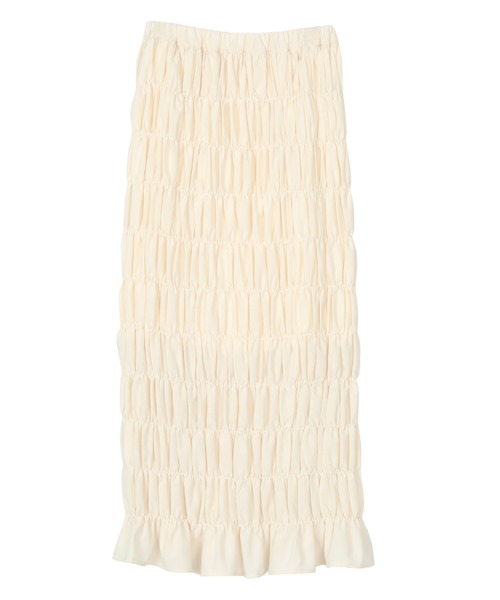 titivate（ティティベイト）の「シャーリングIラインスカート（スカート・レディース・アイボリー/ブラック/ブラック系その他・S/L/M）」の19枚目の写真