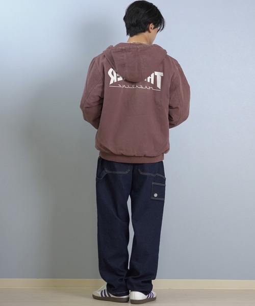THRASHER(スラッシャー)の「THRASHER/スラッシャー ジャケット 254TH1JK062(ブルゾン・メンズ・ネイビー/ブラウン/ブラック・XL/L/M)」の11枚目の写真
