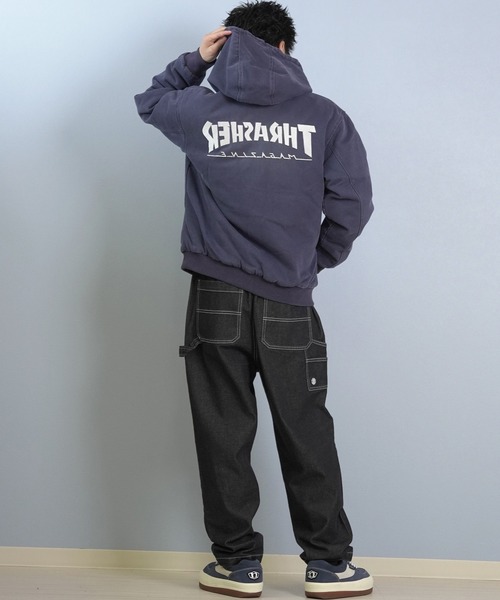THRASHER(スラッシャー)の「THRASHER/スラッシャー ジャケット 254TH1JK062(ブルゾン・メンズ・ネイビー/ブラウン/ブラック・XL/L/M)」の15枚目の写真