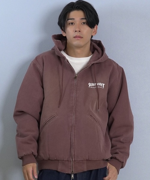 THRASHER(スラッシャー)の「THRASHER/スラッシャー ジャケット 254TH1JK062(ブルゾン・メンズ・ネイビー/ブラウン/ブラック・XL/L/M)」の8枚目の写真