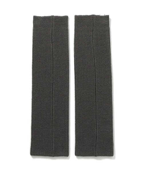 algy（アルジー）の「リブレッグカバー（レッグウォーマー・キッズ・グレー/オフホワイト・FREE）」の5枚目の写真