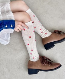 SOLLON.（ソルロン）の「小花柄ハイソックス（ソックス/靴下）」