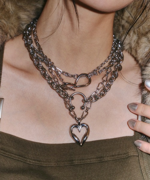 ハートモチーフネックレス（ネックレス）｜DTYYPE（ドタイプ）の