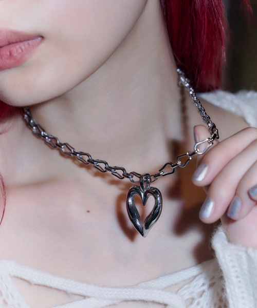 ハートモチーフネックレス（ネックレス）｜DTYYPE（ドタイプ）の