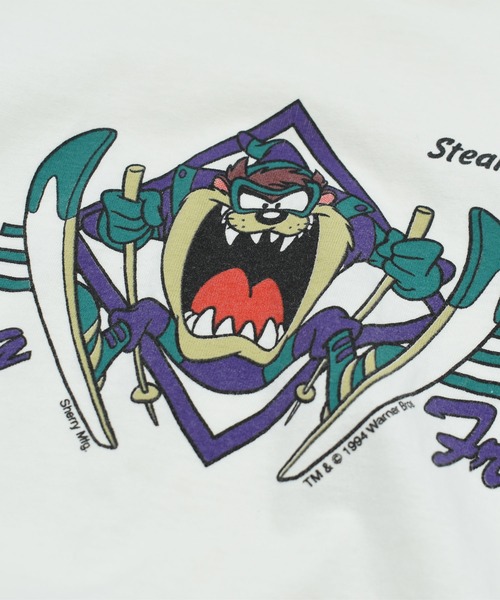 Looney Tunes(ルーニーテューンズ)の「【USED】90’s Sherry’s “Looney Tunes/TAZ” キャラクター Tシャツ USA製(Tシャツ/カットソー・メンズ・ホワイト・LARGE)」の3枚目の写真