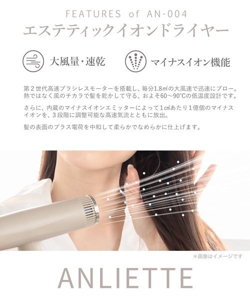 セール】ANLIETTE（アンリエッテ） エステティックイオンドライヤー