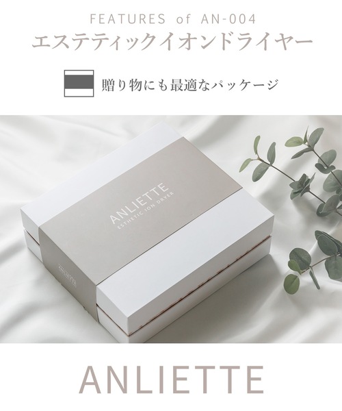 「箱無し」ANLIETTE アンリエッテ ドライヤー セール】ANLIETTE（アンリエッテ） エステティックイオン
