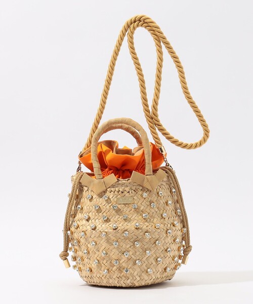 ★極美品★トゥモローランド カゴハンドバッグ レザー ターンロック ゴールド ターンロック トップ ハンドル womens. 22000 | COLE_HAAN