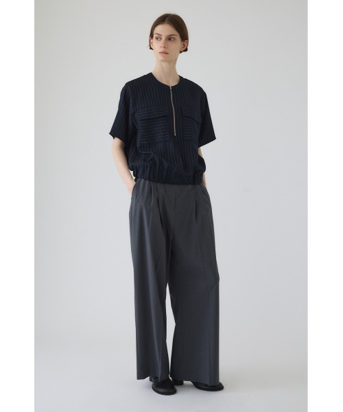 セール】Zip up box tops ジップアップボックストップス（Tシャツ