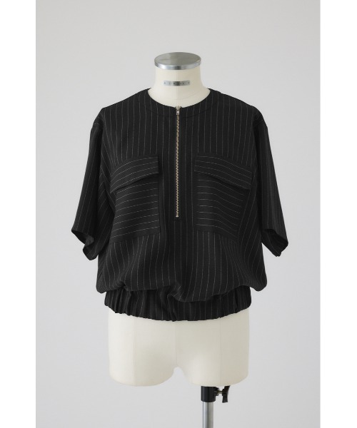 Zip up box tops ジップアップボックストップス（Tシャツ/カットソー