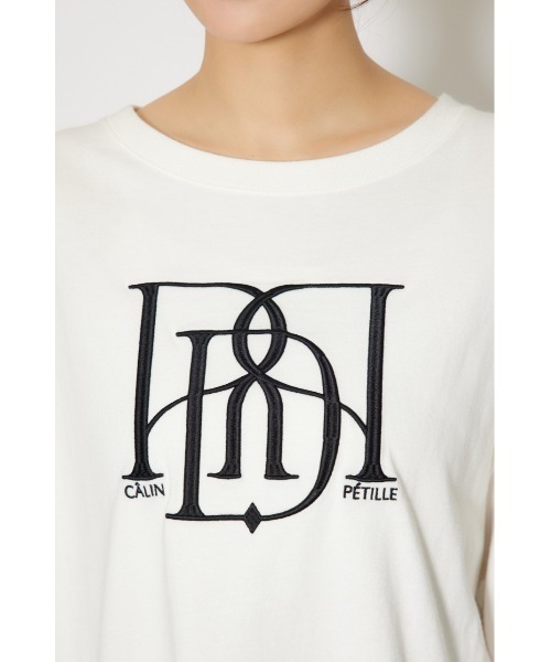 rienda（リエンダ）の「【WEB限定】RDロゴロングTシャツ 秋服　ロンT（Tシャツ/カットソー・レディース・ブラック/ピンク系その他/ホワイト・FREE）」の14枚目の写真