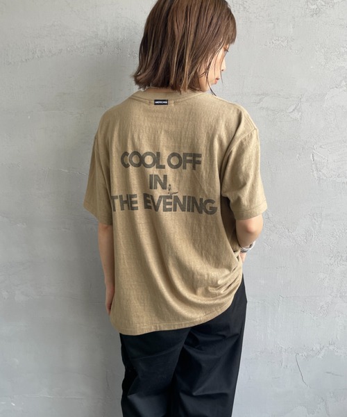 Americana アメリカーナ バックロゴコクーンTシャツ Americana/アメリカーナ] バックプリントロゴTシャツ（Tシャツ
