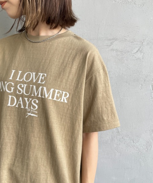 Americana アメリカーナ バックロゴコクーンTシャツ AMERICANA tシャツ 「Americana/アメリカーナ」 バックプリント