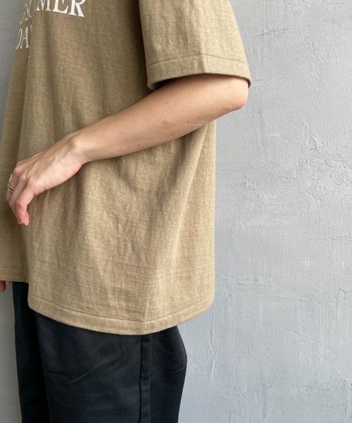 Americana アメリカーナ バックロゴコクーンTシャツ MICA&DEAL マイカアンドディール ×Americana アメリカーナ
