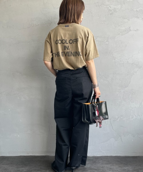 Americana アメリカーナ バックロゴコクーンTシャツ MICA&DEAL マイカアンドディール ×Americana アメリカーナ