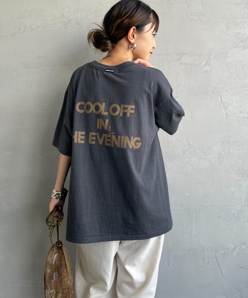 Americana/アメリカーナ] バックプリントロゴTシャツ（Tシャツ