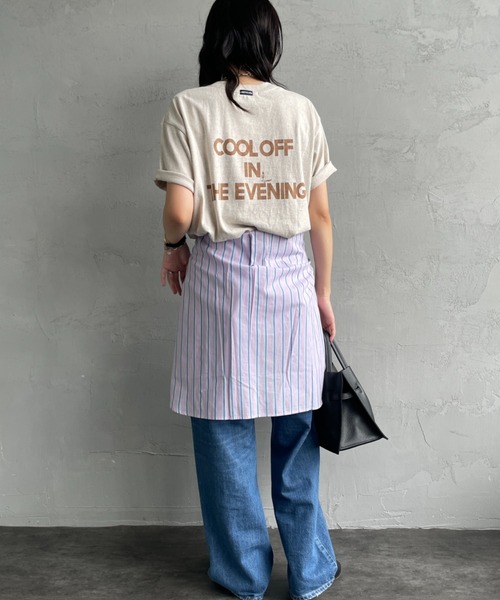 Americana/アメリカーナ] バックプリントロゴTシャツ（Tシャツ