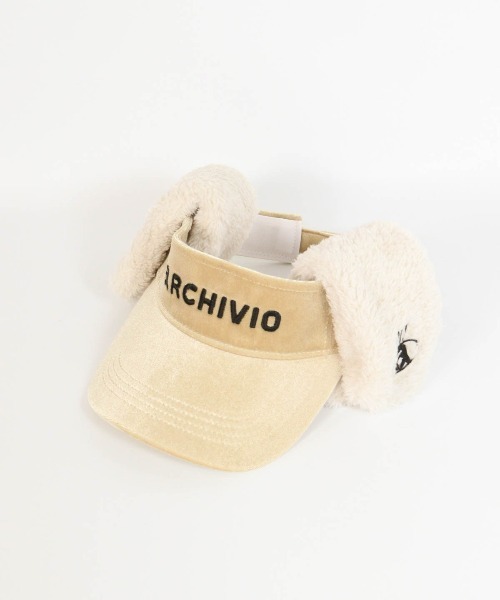archivio アルチビオ　リバーシブルサンバイザー　☆202 LADIES>バックリボンサンバイザー（サンバイザー）｜archivio