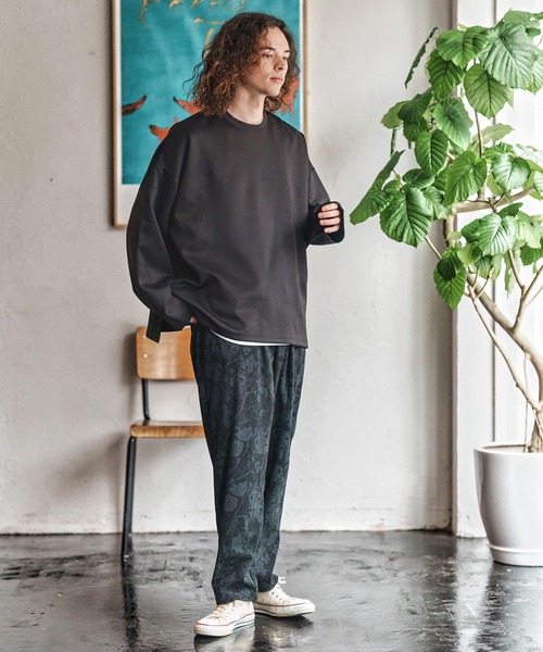 CAMBIO(カンビオ)の「mlt5338-サイドボタンポンチカットソー(CMB-R0178)(Tシャツ/カットソー・メンズ・ブラック/ネイビー/ホワイト・L/M/S)」の8枚目の写真